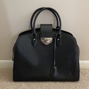 Large Black Satchels Handbag